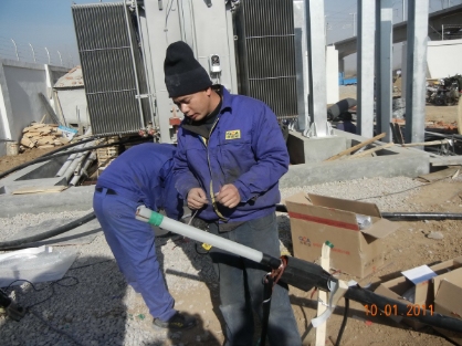 Our installation team worked in the most distant region in Tibet, to build power infrastructure and bring electricity to local people.