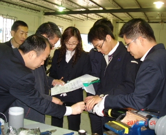 Receiving Training