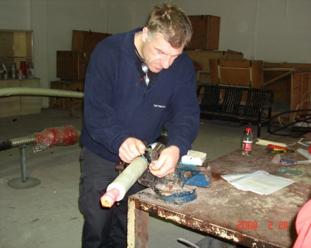 May 2008 Swedish customer came to the factory for training